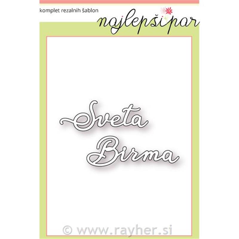 REZALNA ŠABLONA SVETA BIRMA