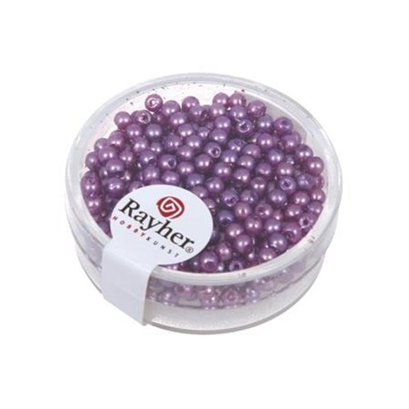 PERLE VOŠČENE ROŽNATE 3MM 360KOSOV