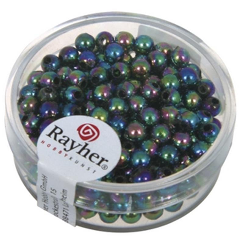 PERLE VOŠČENE ČRNE IRIS 4MM 240KOSOV