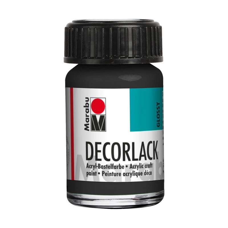 DECORLACK 15ML 073 ČRNA