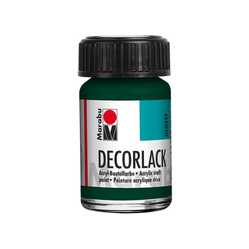 DECORLACK ACRYL 15ML TEMNO ZELENA 075