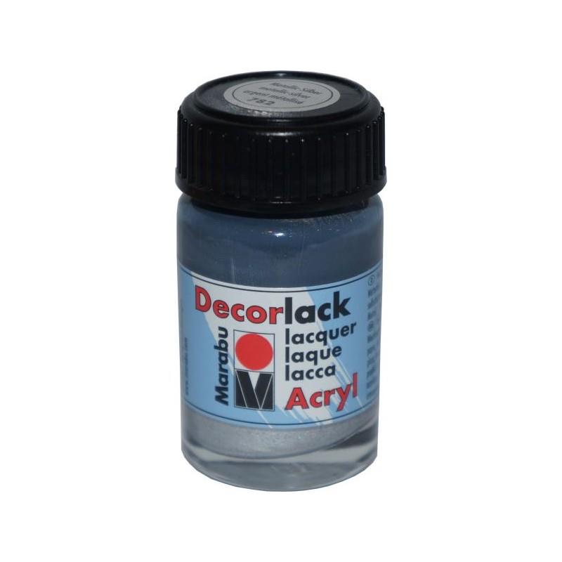 DECORLACK ACRYL 15ML SREBRNA 82