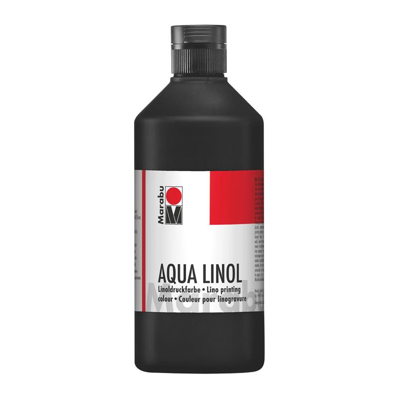 BARVA ZA LINOTISK 500ML ČRNA