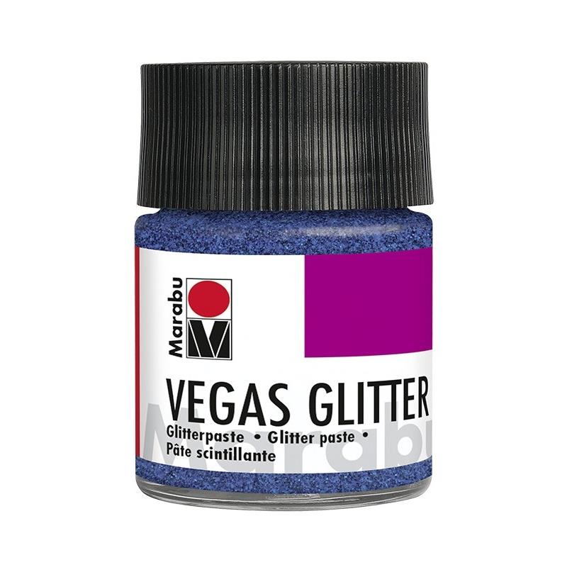 PASTA VEGAS GLITTER 50ML MODRA