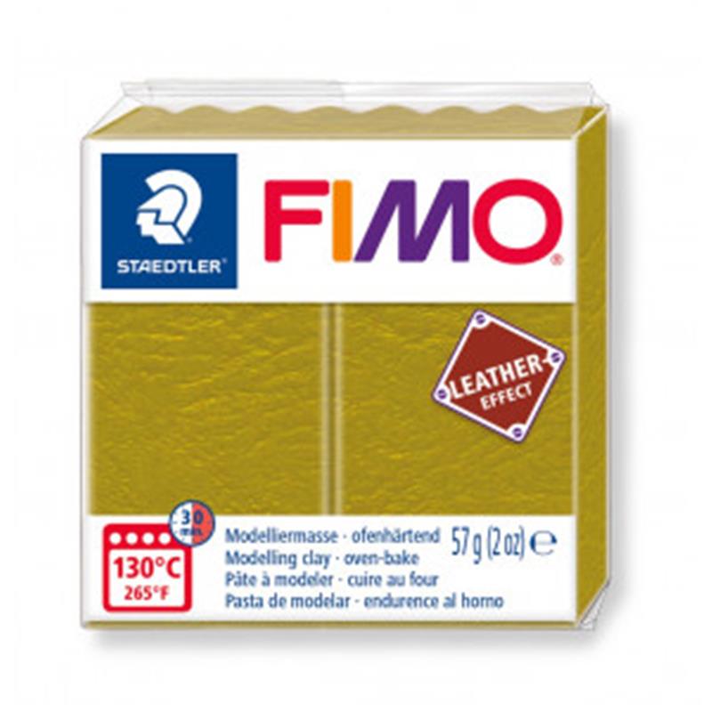 FIMO LEATHER OLIVNO ZELENA 519