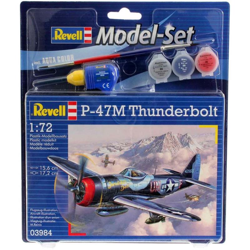 REVELL MODEL SET P-47M THUNDERBOLT