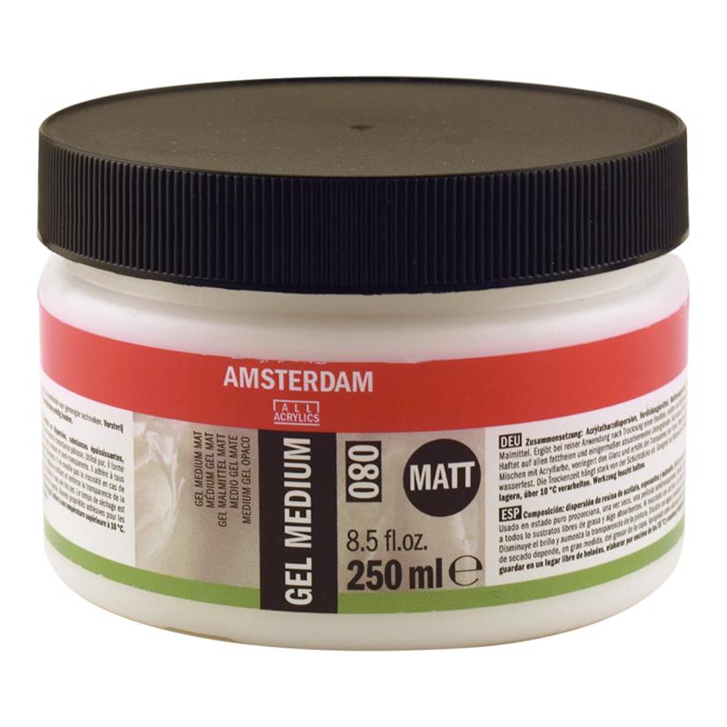 AMSTERDAM GEL MEDIUM 250ML MAT 080