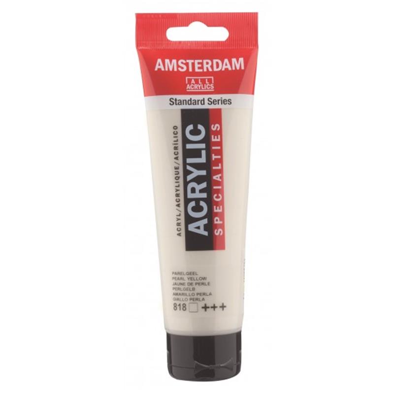 AMSTERDAM AKRIL 120ML PERLA RUMENA 818