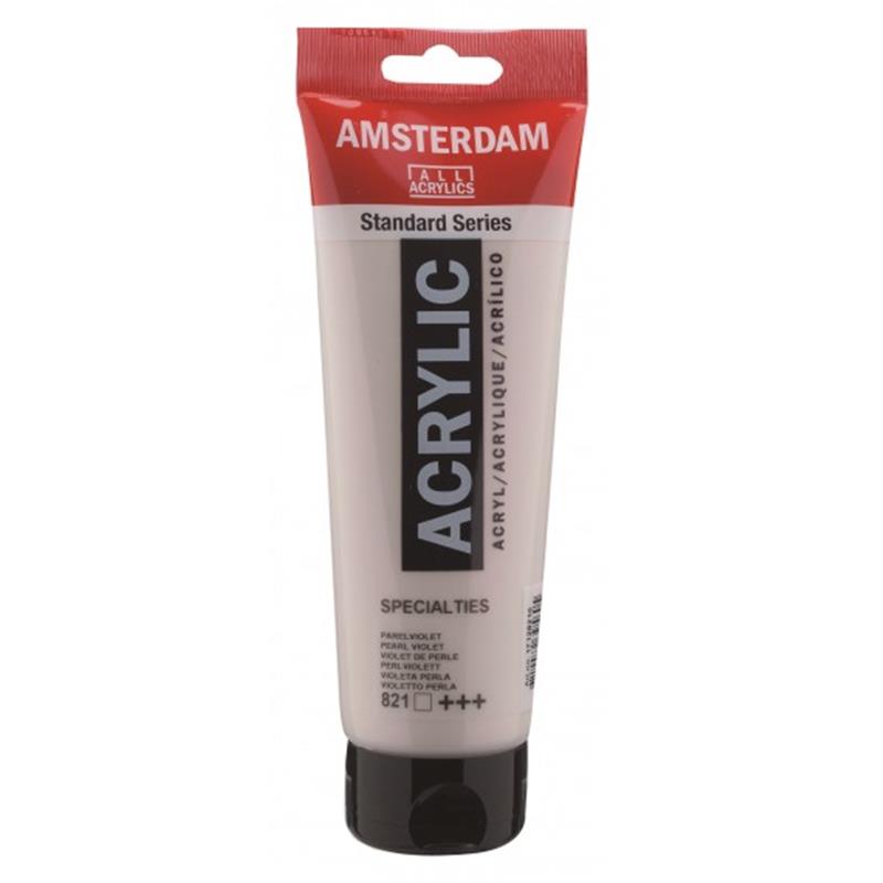 AMSTERDAM AKRIL 120ML PERLA VIJOLA 821