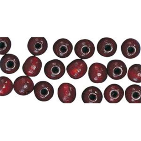 PERLE LESENE POLOŠČENE 14MM RD.RJAVE 18