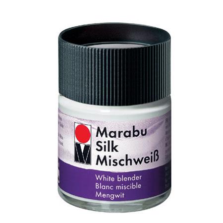 BARVA ZA SVILO 50ML PREKRIVNA BELA