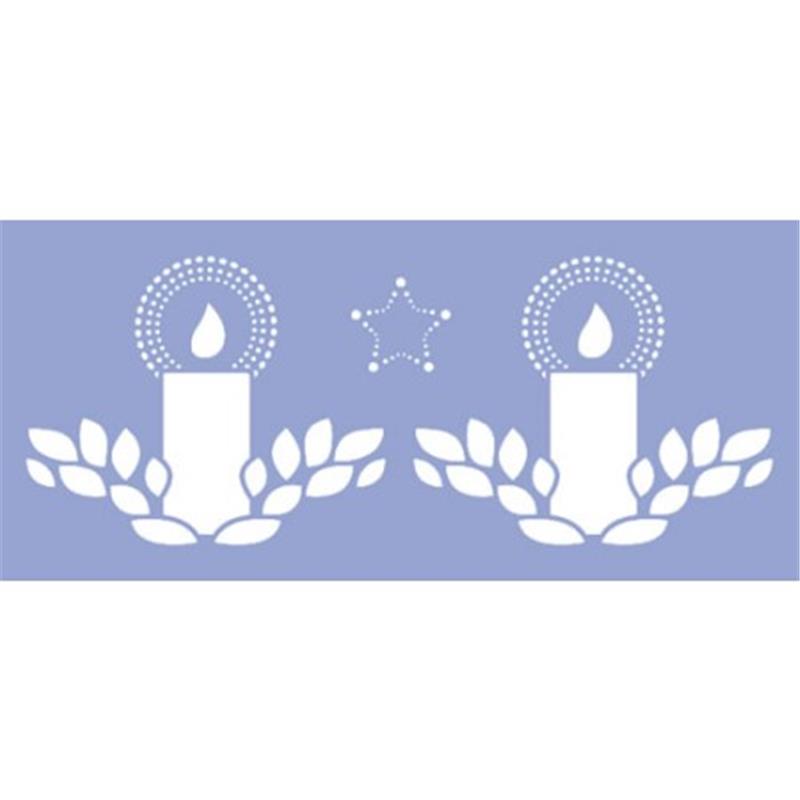 ŠABLONA MARABU 15X33CM 2SVEČI