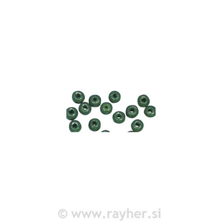 PERLE LESENE POLOŠČENE 8MM MAJ.ZELENE 82