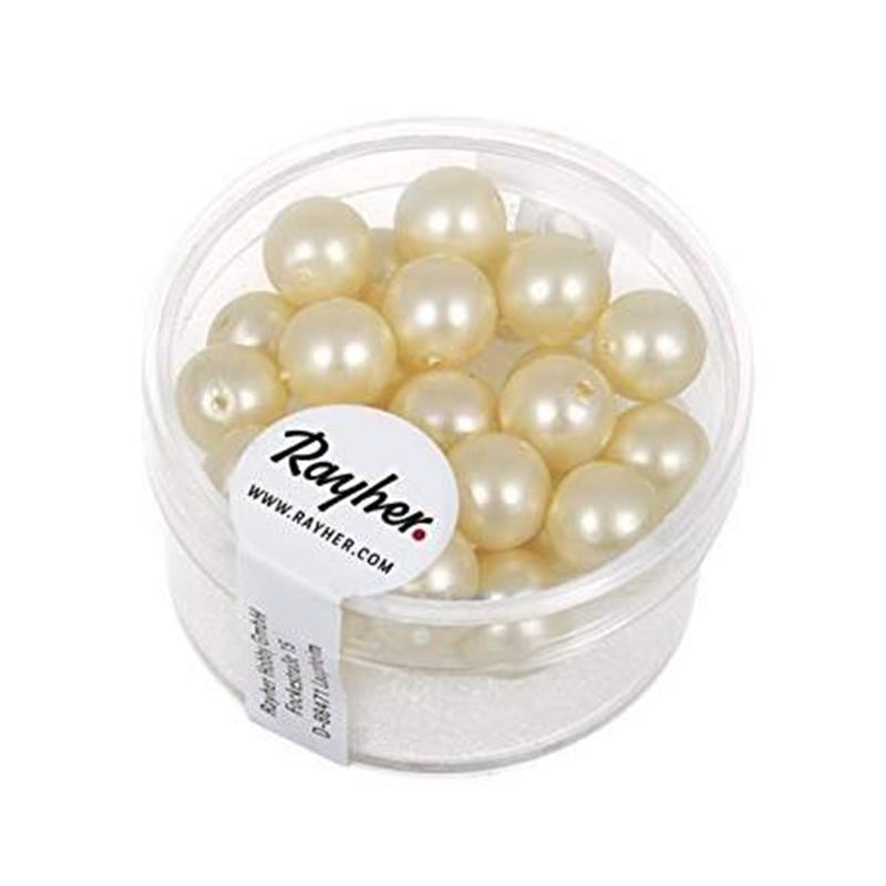 PERLE VOŠČENE KREM 8MM 62KOSOV