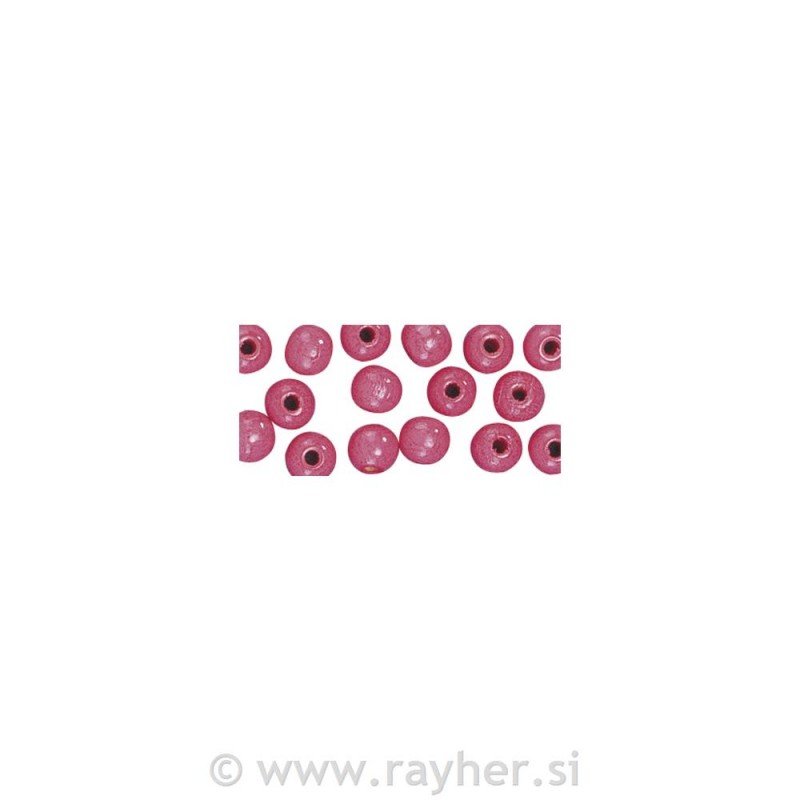 PERLE LESENE POLOŠČENE 14MM PINK 18K