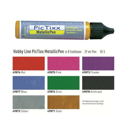 PIC TIXX METALLIC PEN 29ML 49876