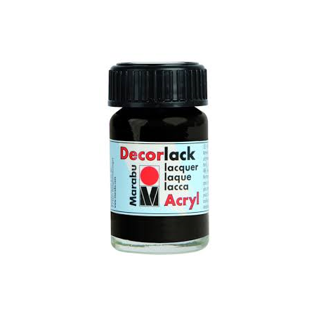 DECORLACK 15ML 073 ČRNA