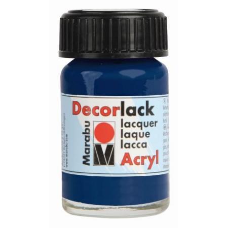 DECORLACK 12ML TEMNO MODRA