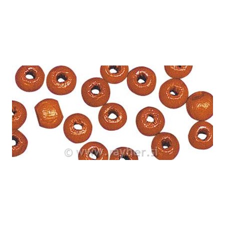 PERLE LESENE ORANŽNE 12MM