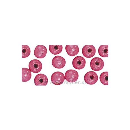 PERLE LESENE POLOŠČENE 10MM PINK 52